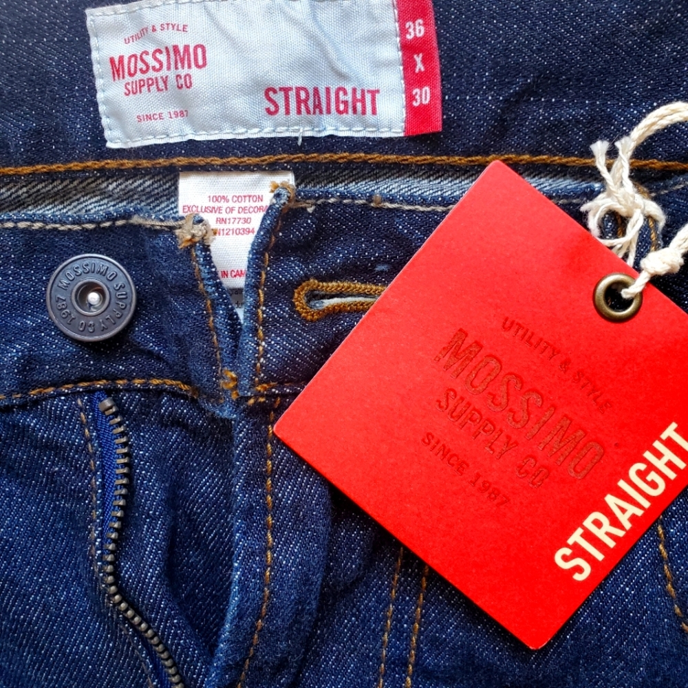 Mossimo men's dark blue jeans